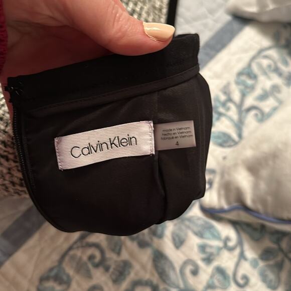 Calvin Klein black and white tweed skirt - Picture 3 of 4